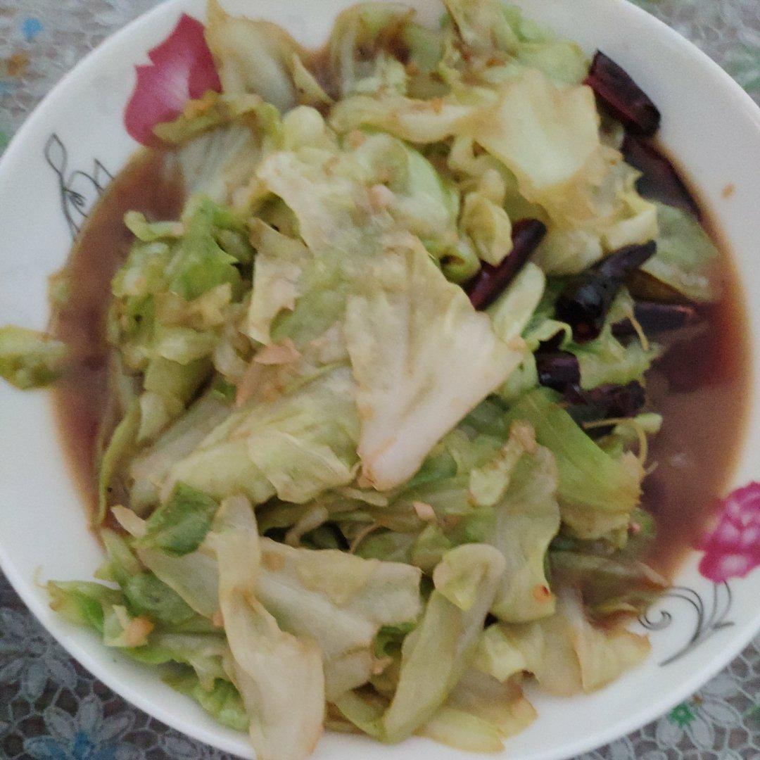 巨好吃的干煸包菜酸辣开胃又下饭