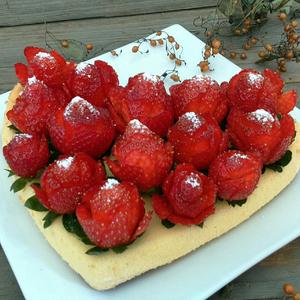 草莓花——百搭款的做法 步骤8