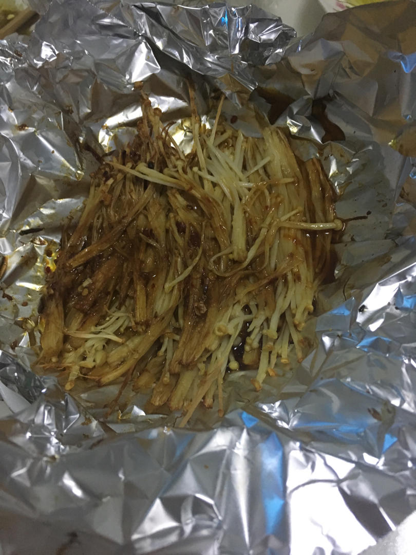 ㊙️制酱料❗️巨好吃烤金针菇！