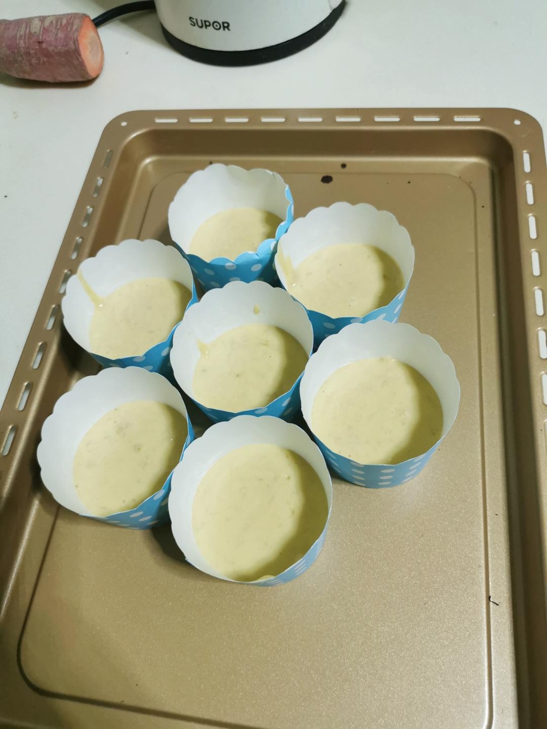 快手香蕉纸杯蛋糕