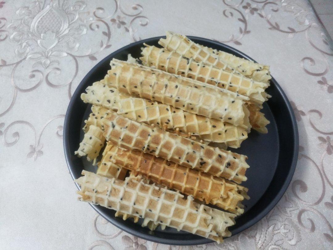 鸡蛋卷 脆皮蛋筒 冰淇淋绝配脆脆脆 无黄油不打发材料简单