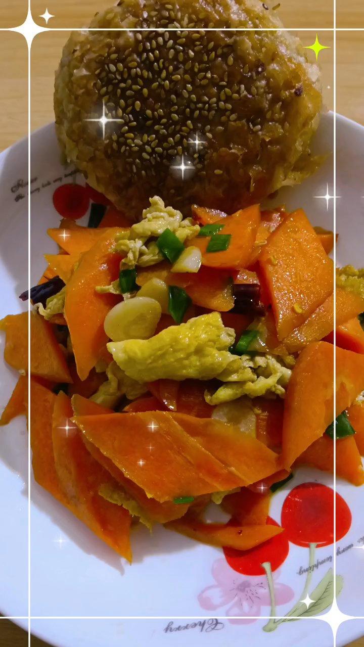 鸡蛋炒胡萝卜丝