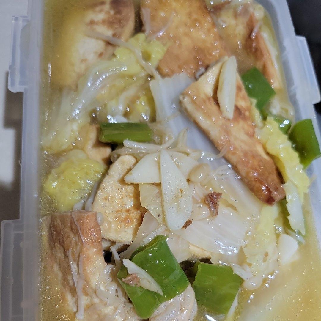 娃娃菜炖豆腐