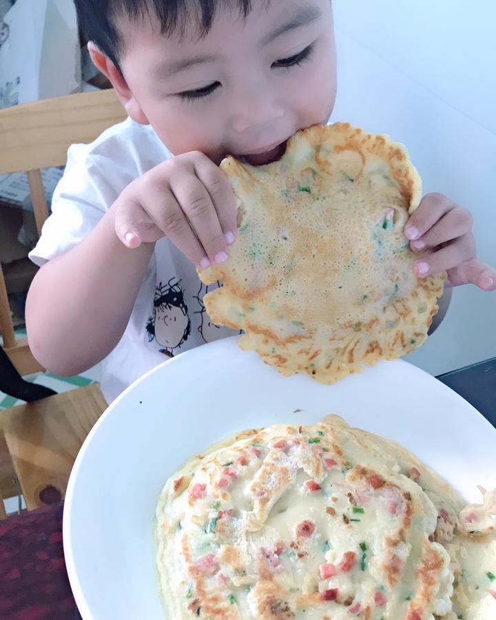 葱花鸡蛋饼