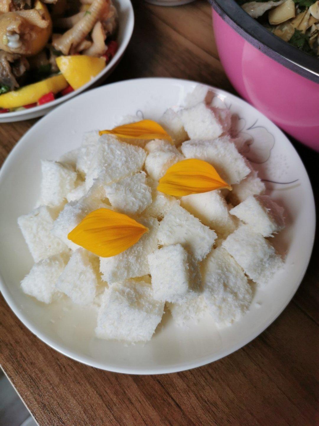 椰丝牛奶小方--椰浆版