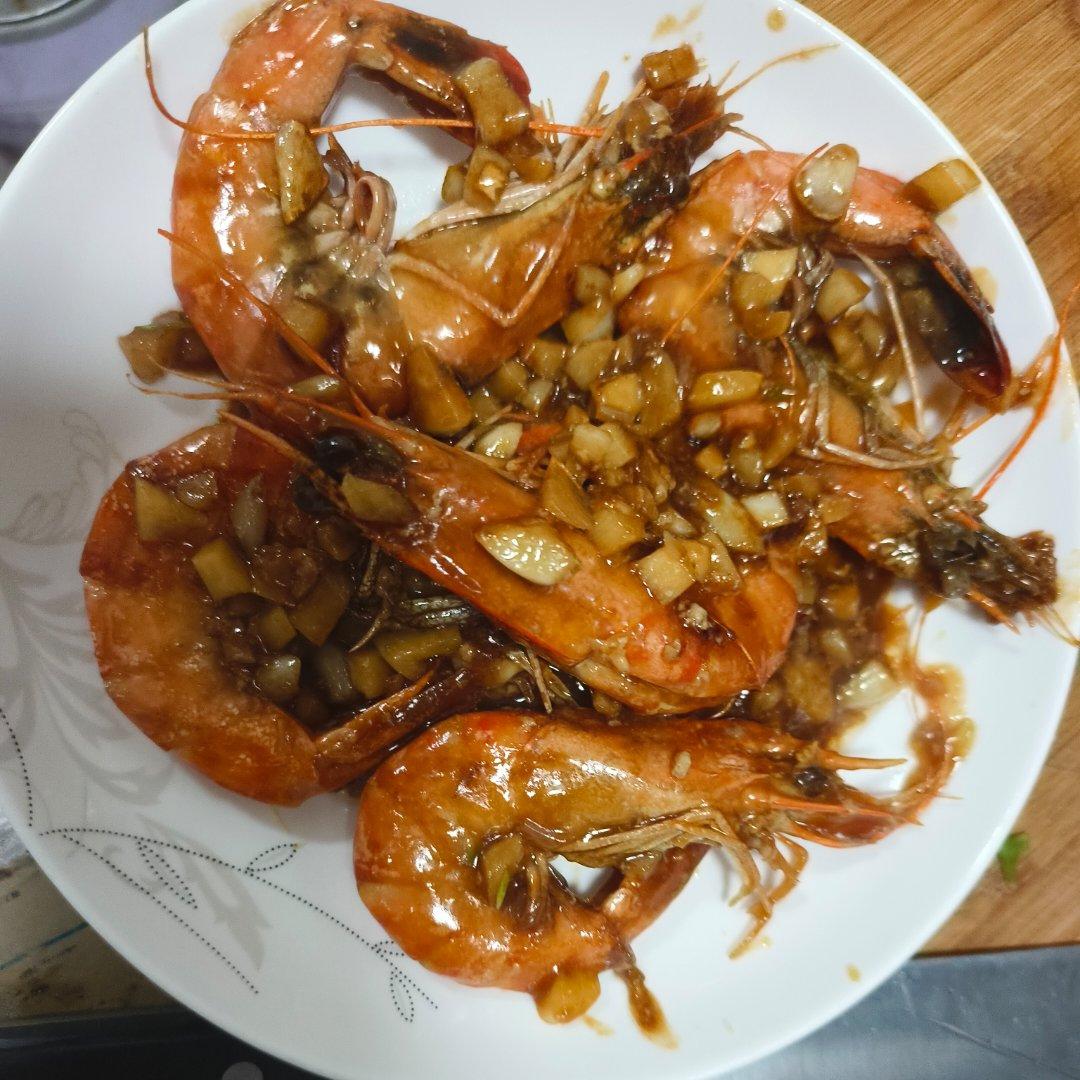 十分钟做好吃的红烧大虾