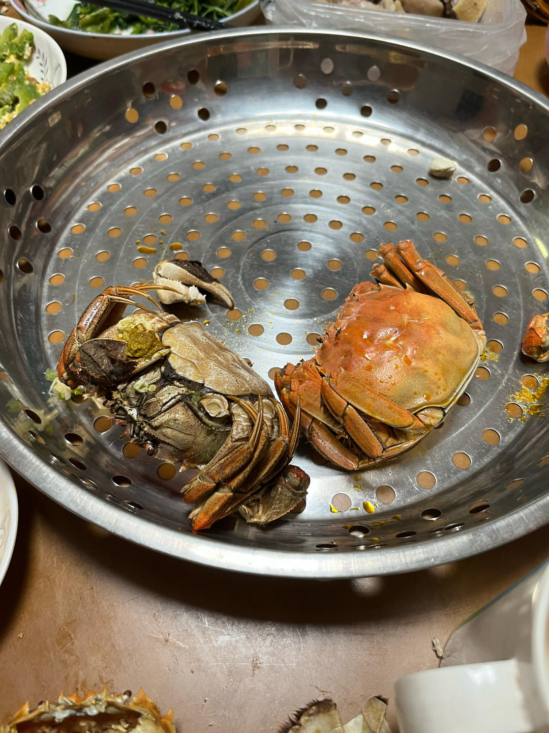 清蒸大闸蟹