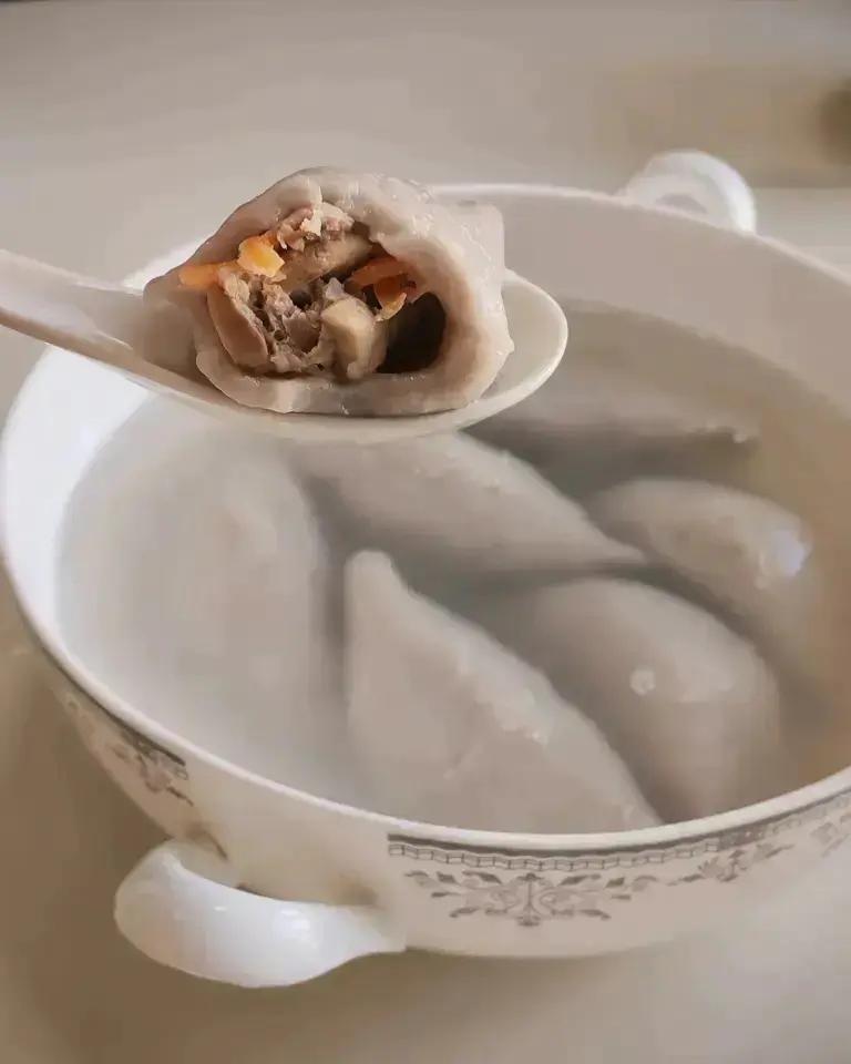 不裂不破皮的芋饺