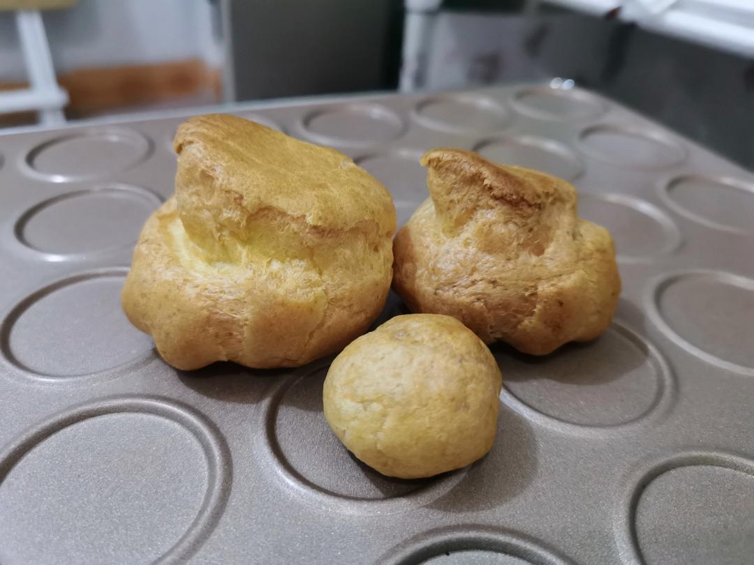 简单易成功的奶油小泡芙做法