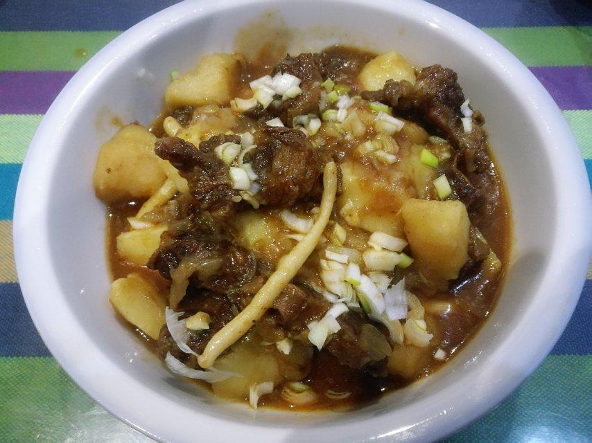土豆炖牛肉