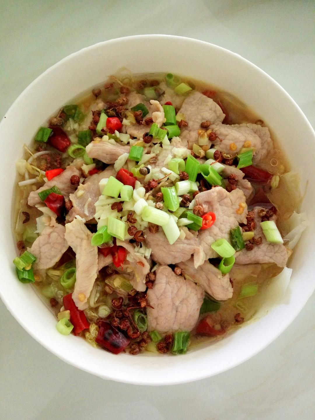 水煮肉片 Sichuan Boiled Spicy Pork