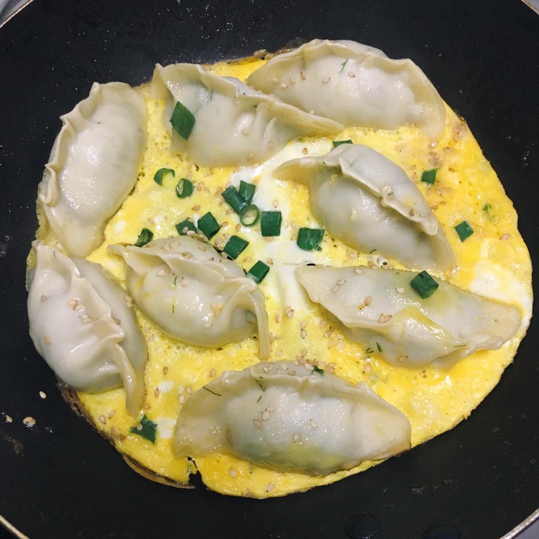 懒人快手抱蛋煎饺