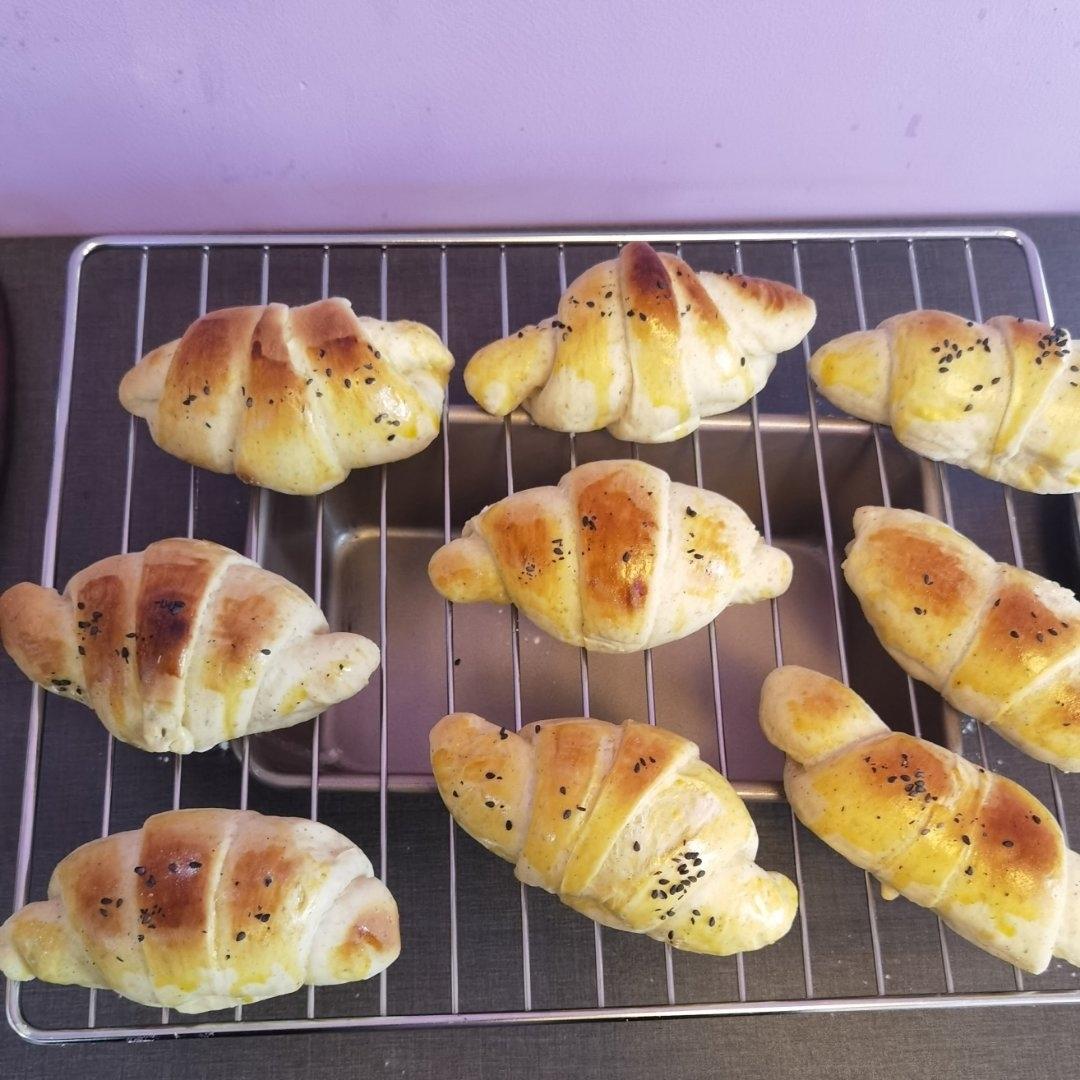 日式海盐可颂（咸可颂）-无需开酥，零失误的网红面包