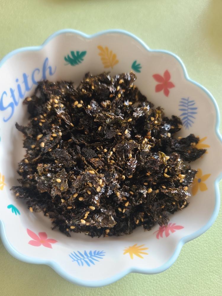用紫菜做海苔【芝麻海苔碎】超级简单