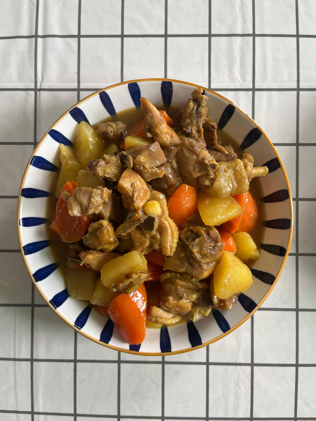 咖喱土豆烧鸡肉