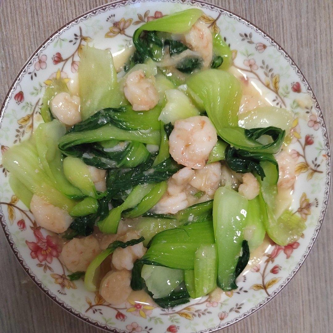 虾仁油菜