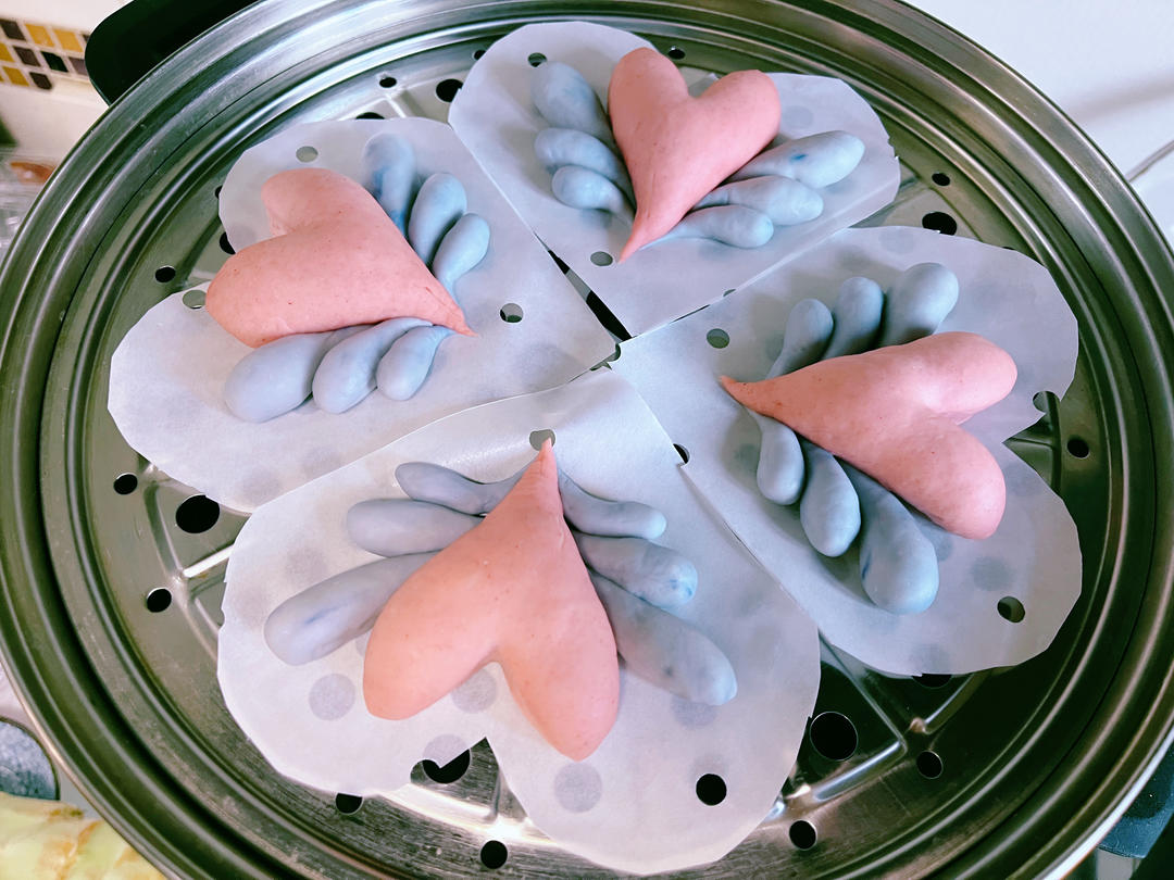 【原创】(情人节)天使之爱心馒头