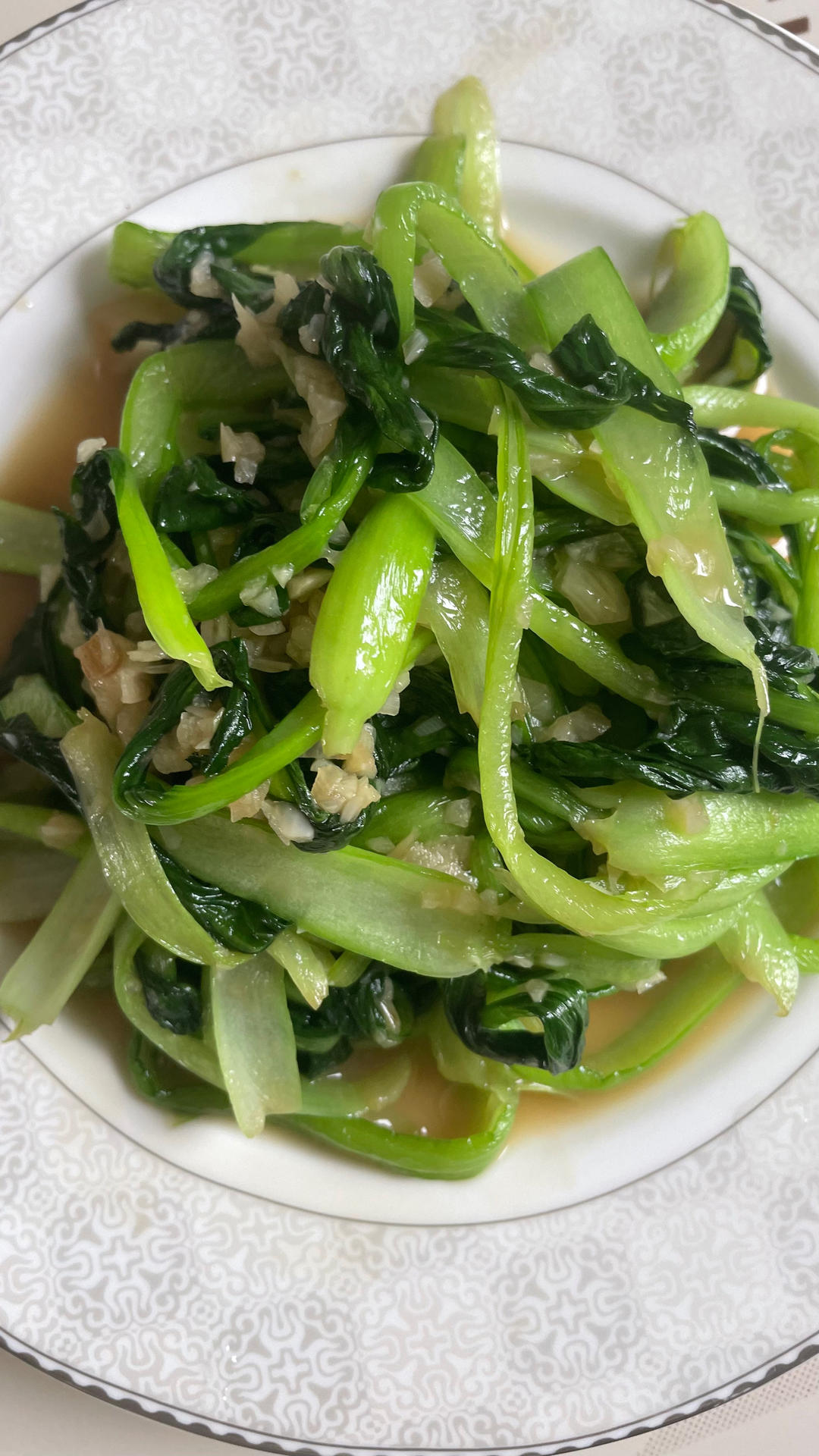 清炒鸡毛菜 清炒各种绿色