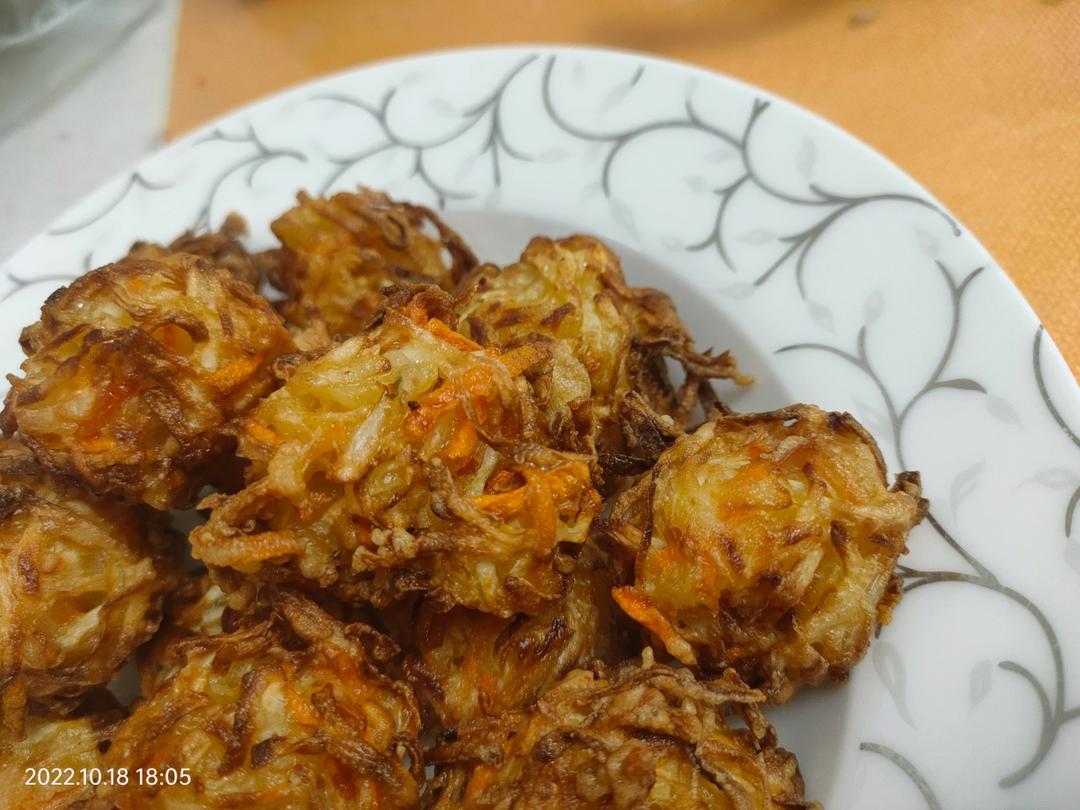 春节走油－炸萝卜丝丸子