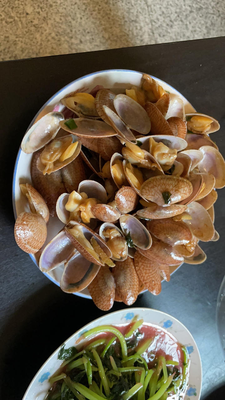 啊三天做的清炒花蛤