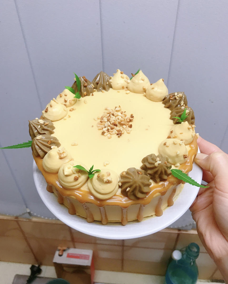 绝配焦糖咖啡奶油蛋糕（6寸）