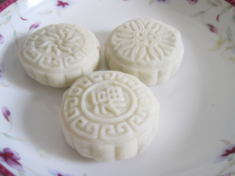 冰皮豆沙月饼