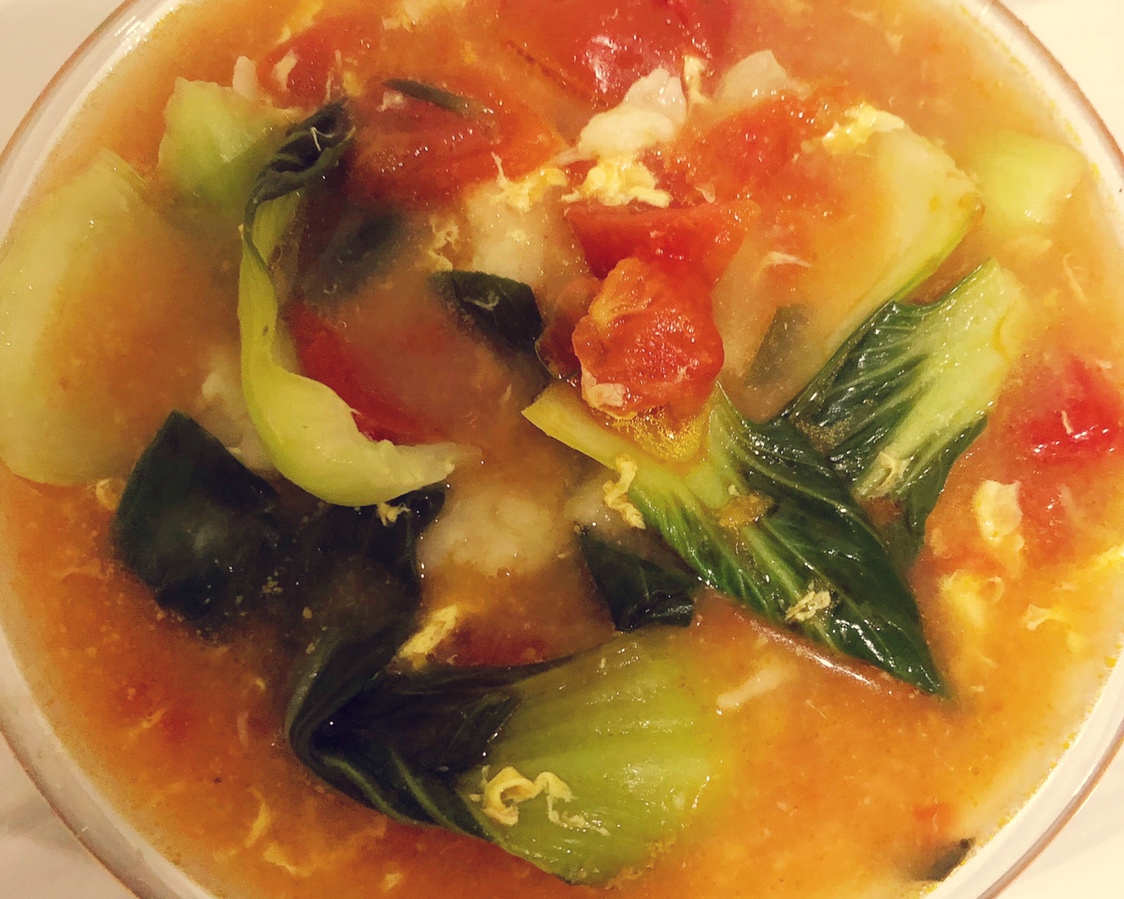 超简单西红柿疙瘩汤的做法