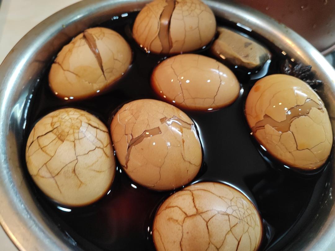 电饭煲煮五香茶叶蛋