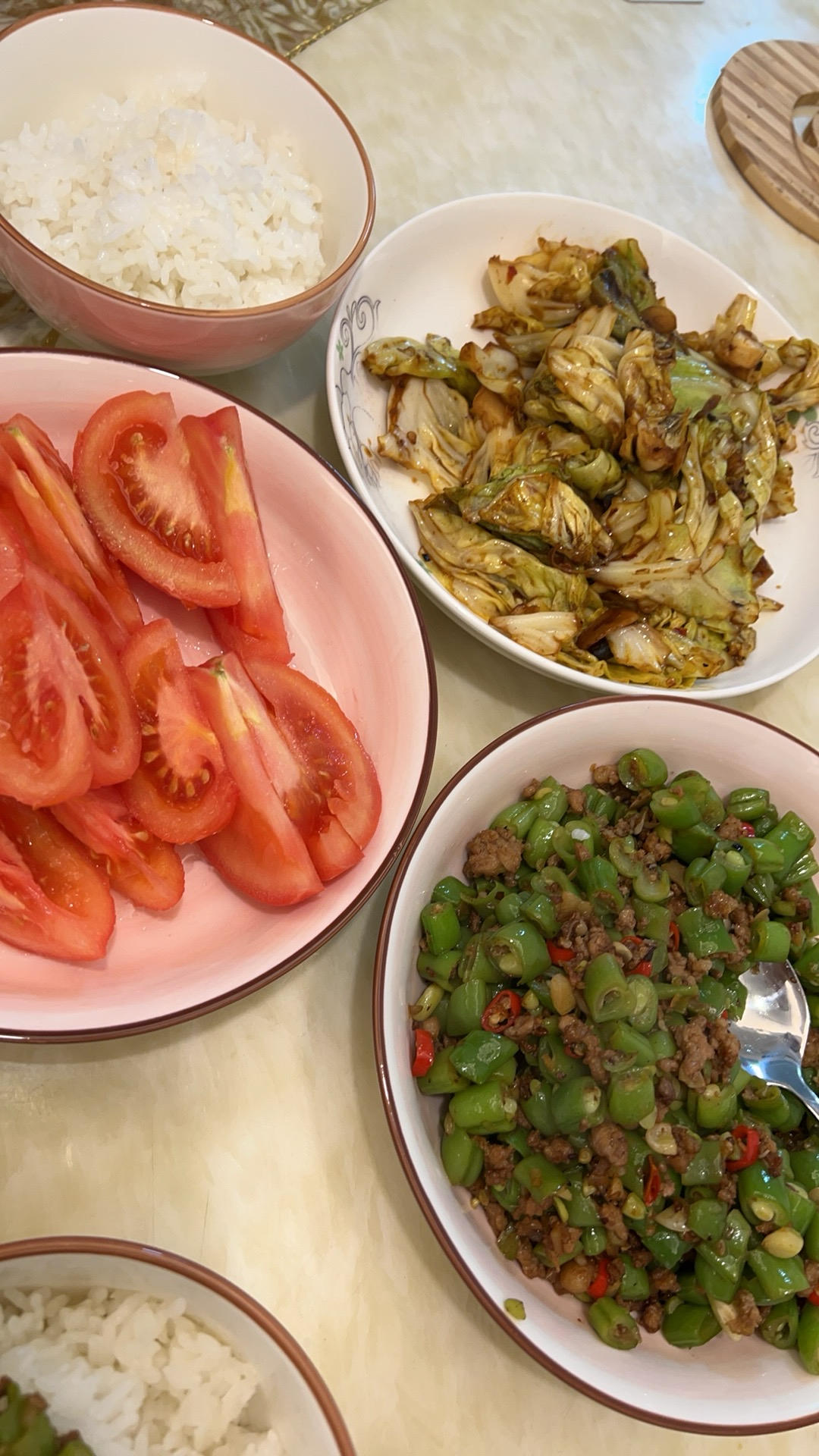 超下饭的四季豆炒肉末