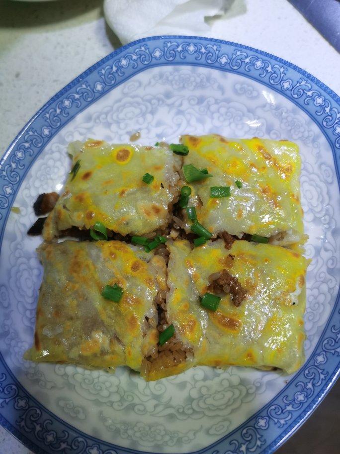 不用去武汉就能吃到的【武汉三鲜豆皮】