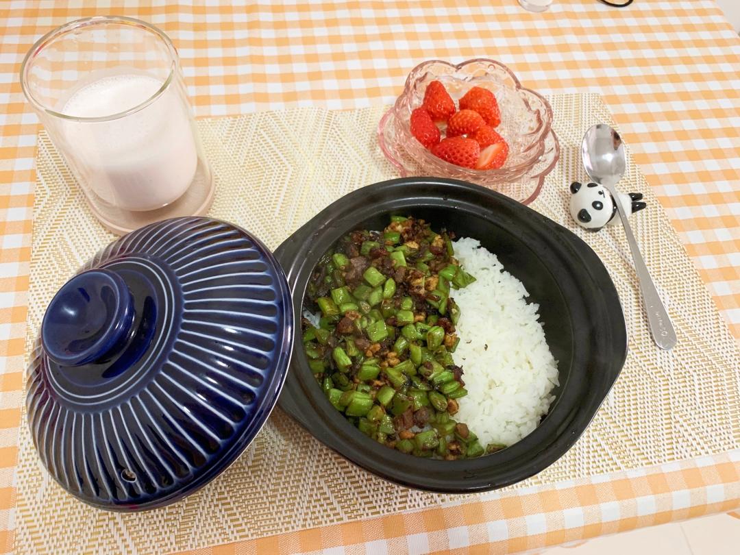 下饭菜：橄榄肉末四季豆