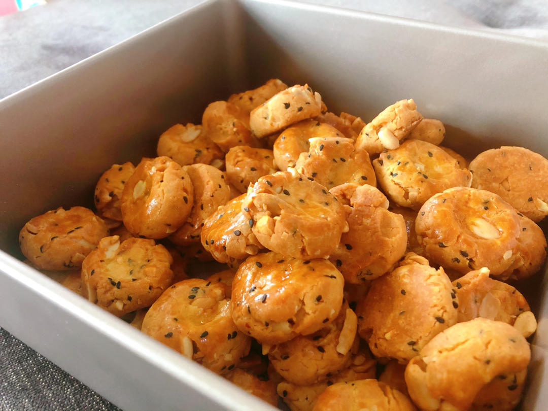 ㊙️酥到掉渣渣❗️一次就成功的花生芝麻酥