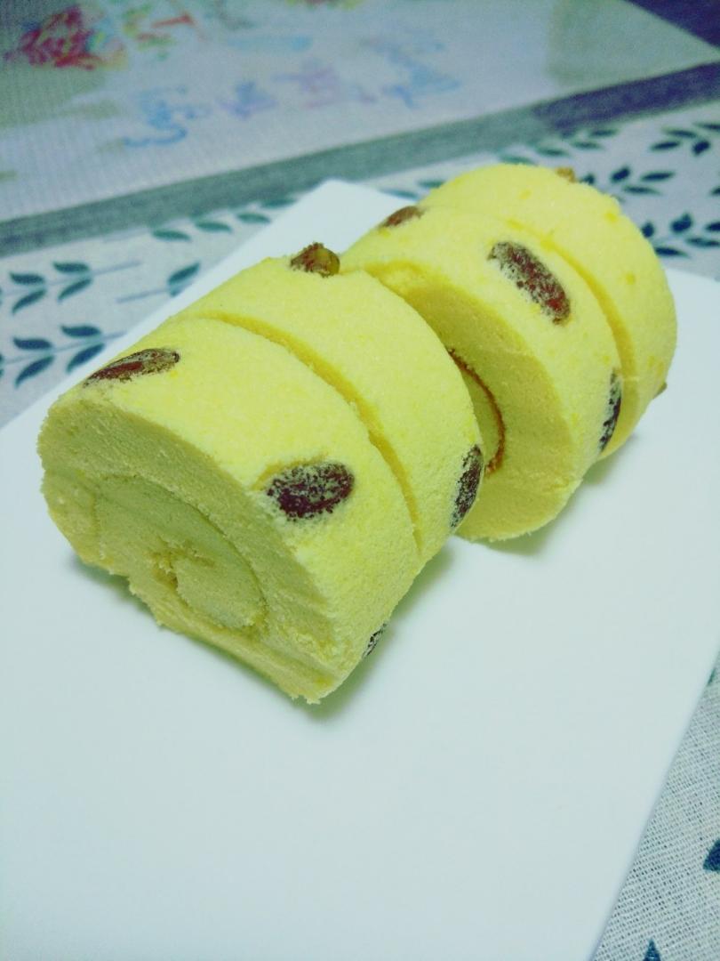 葡萄干蛋糕卷
