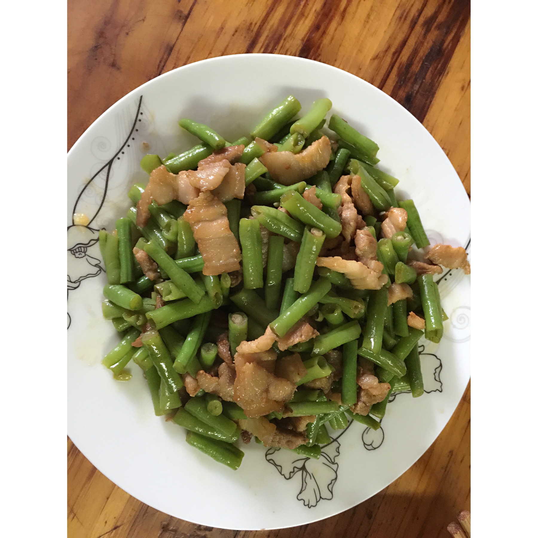 豆角炒肉