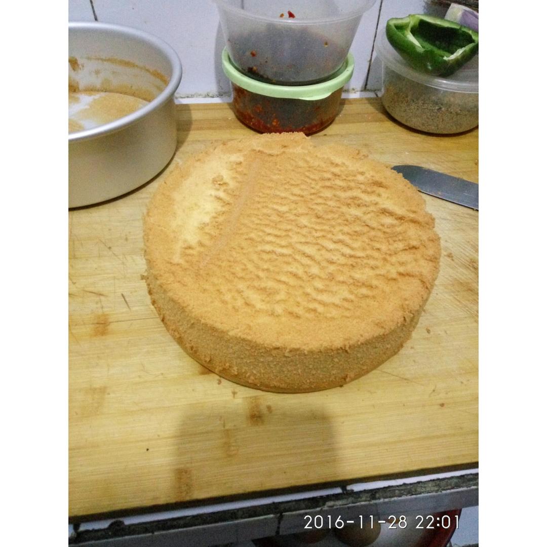 戚风蛋糕（不回缩，裱花打底首选）