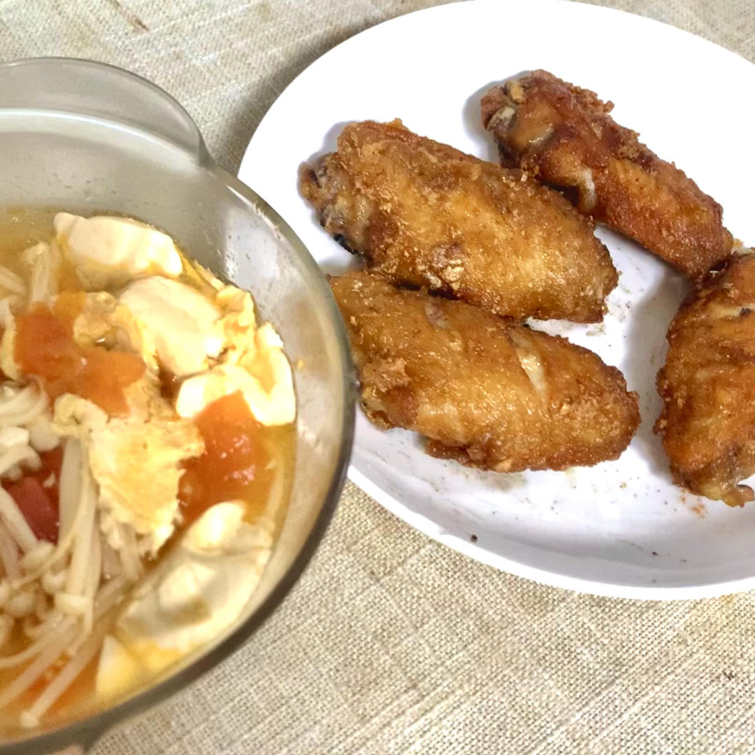 蒜香炸鸡翅