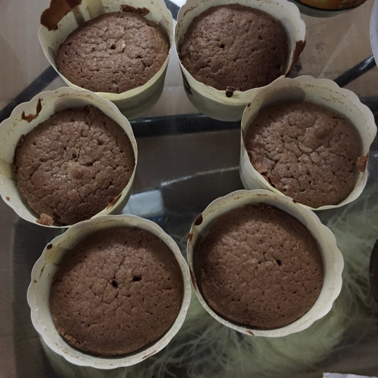 莫尼卡美食厨房：爆浆巧克力蛋糕