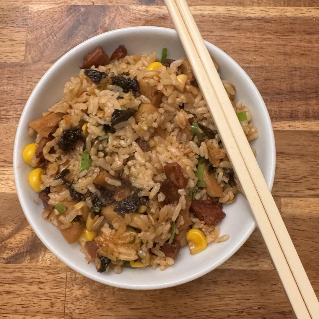 春笋腊肠焖饭