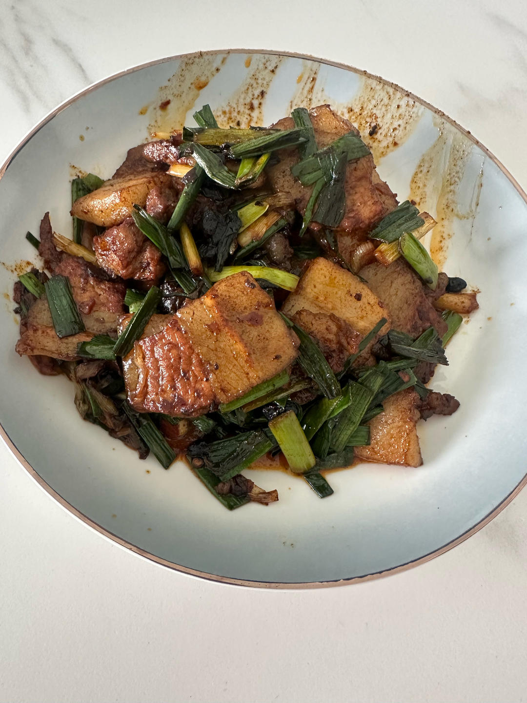 蒜苗回锅肉-一道超超超下饭的家常菜