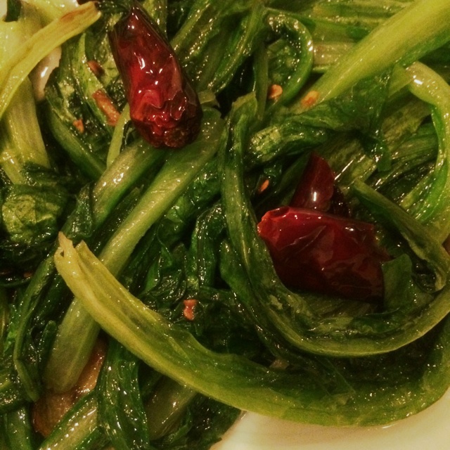 清炒油麦菜