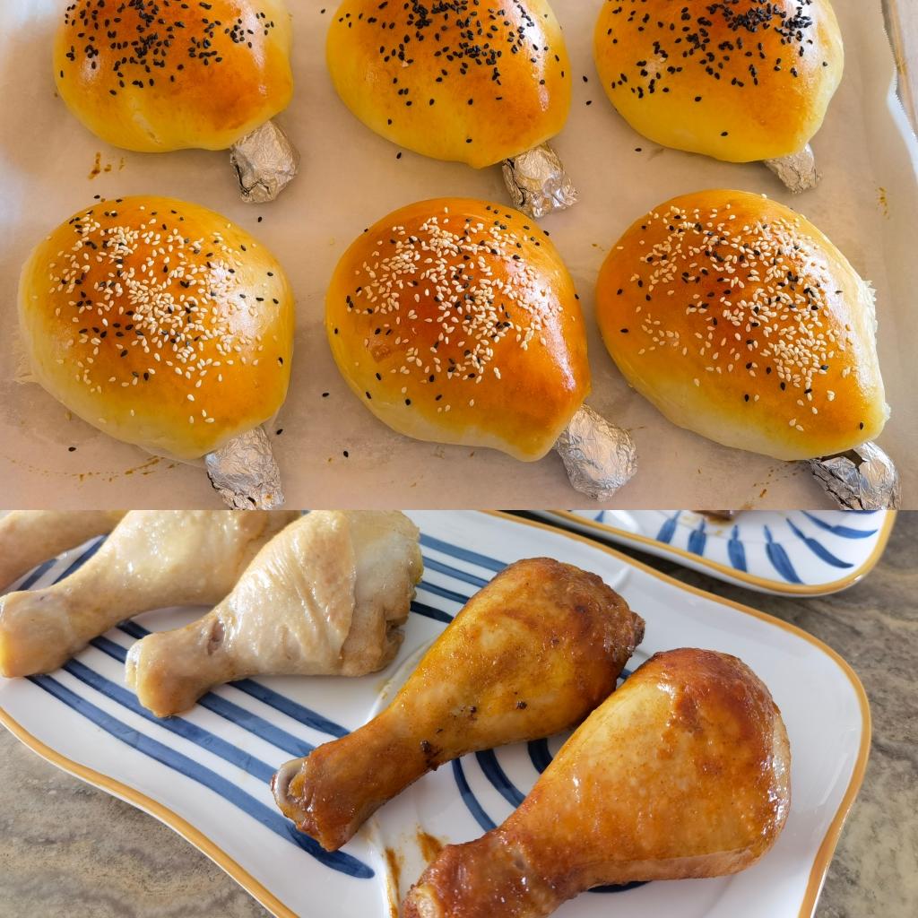 烤鸡腿，做鸡腿包的做法