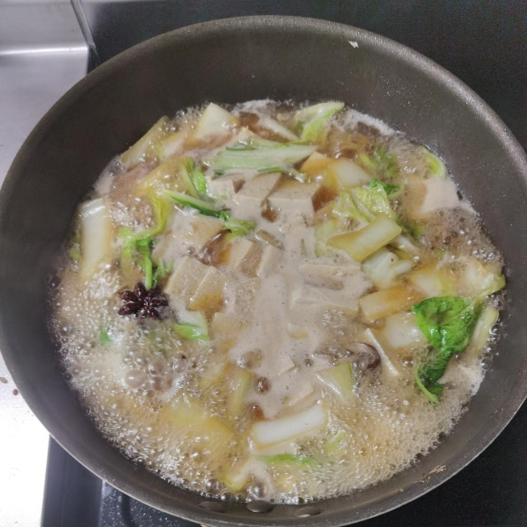 白菜冻豆腐炖粉条