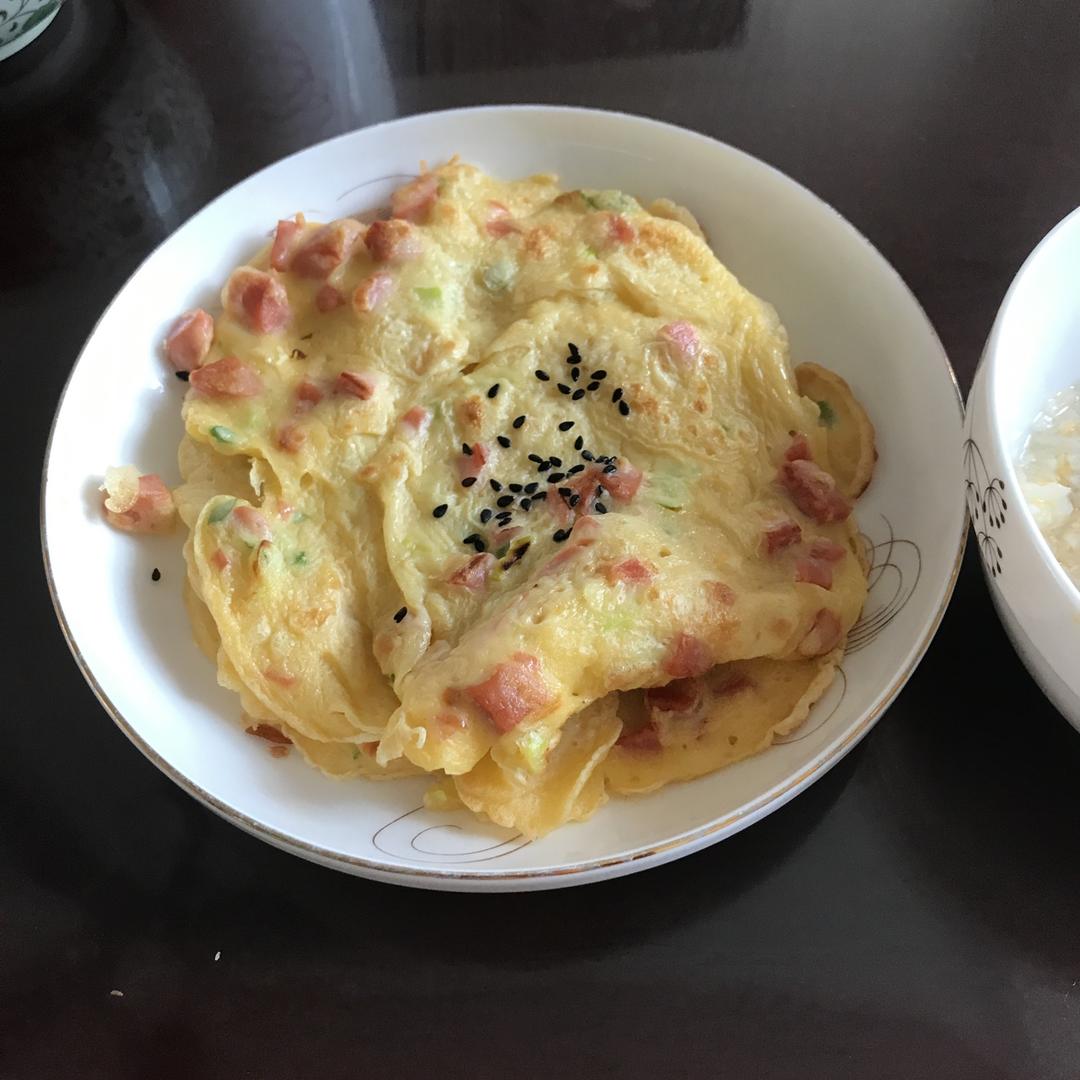 葱花鸡蛋饼