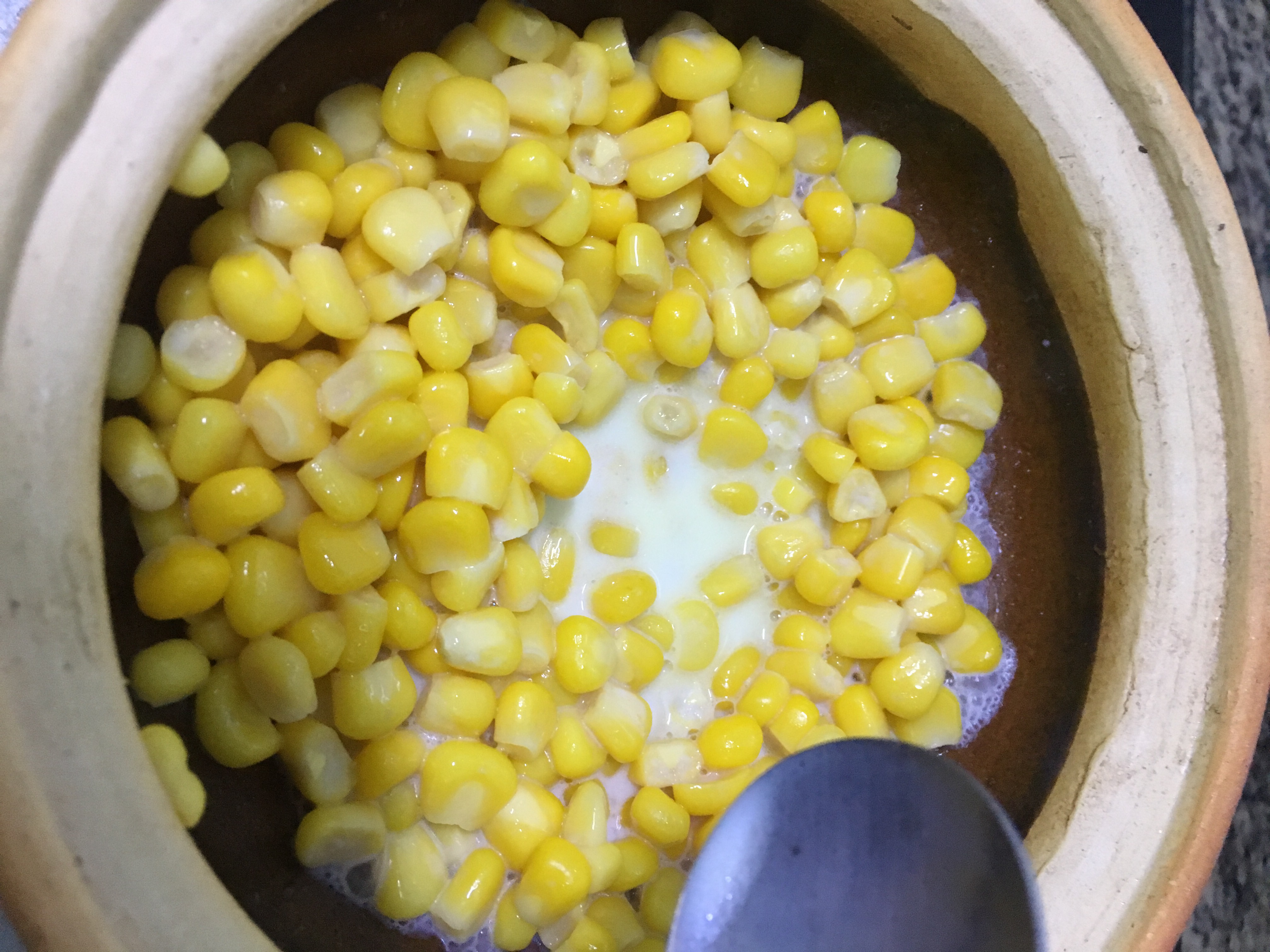 奶香玉米粒的做法 步骤4
