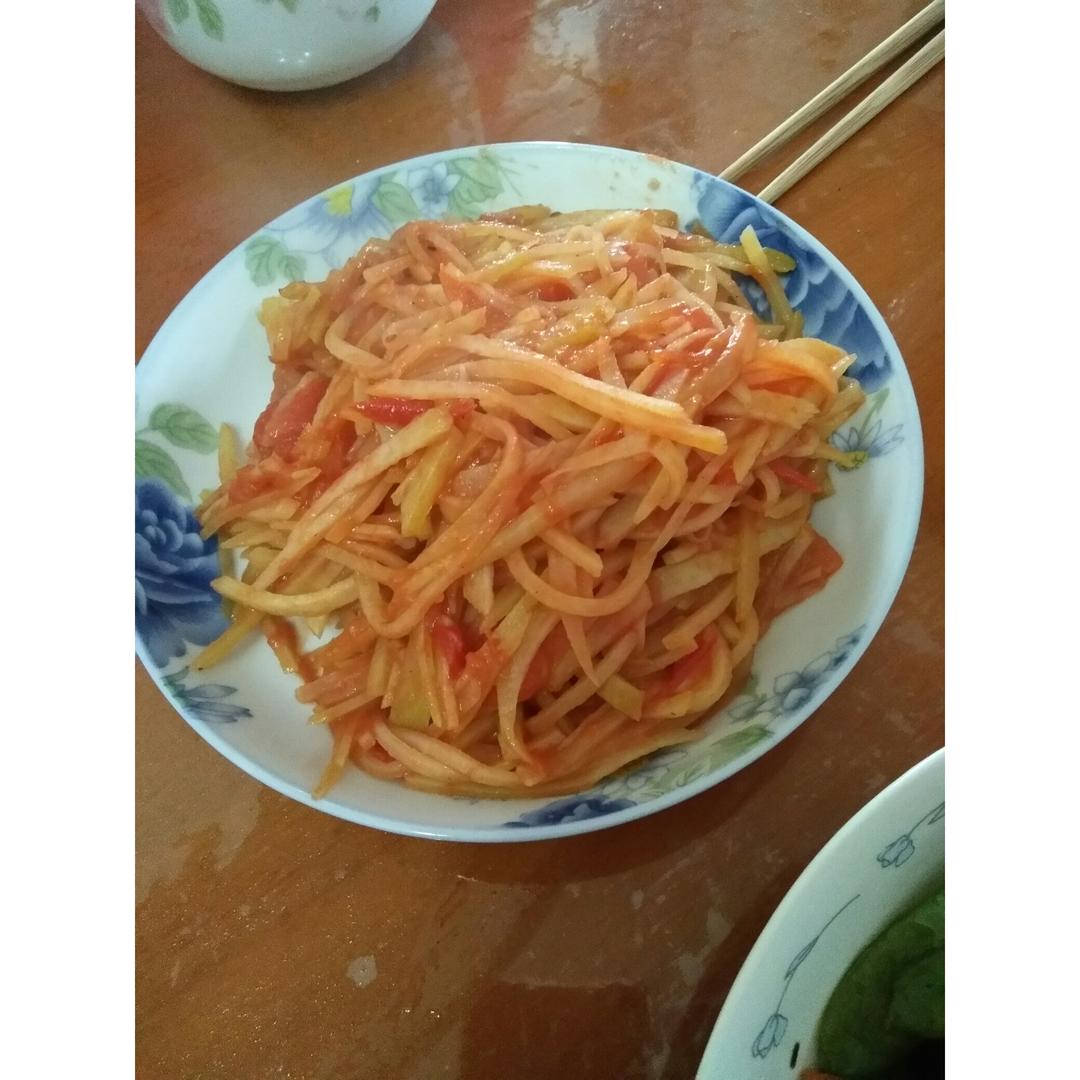 番茄土豆丝
