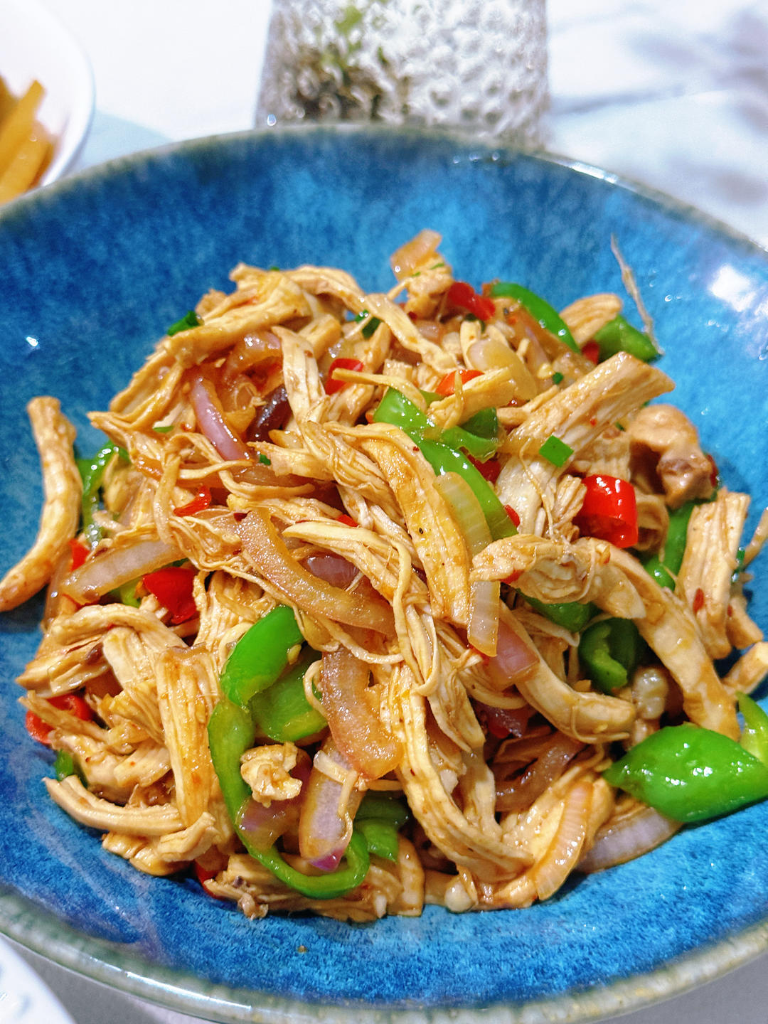 香辣鸡丝【超好吃的减脂餐】