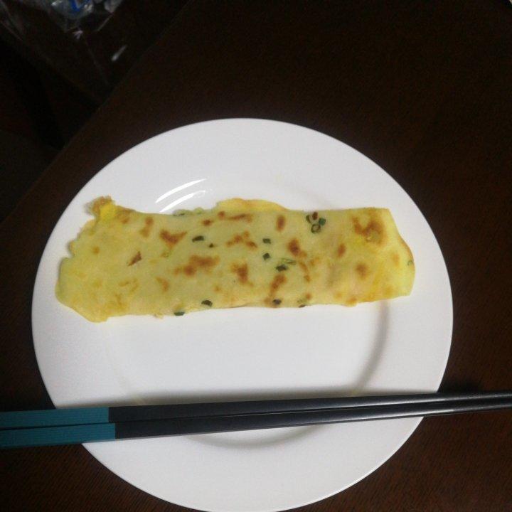 早餐香葱鸡蛋饼