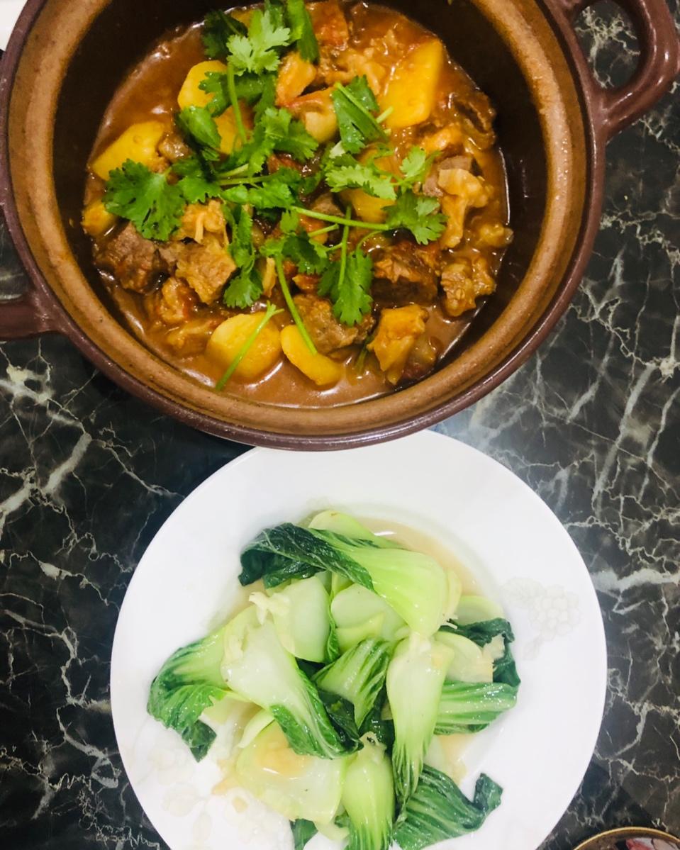 番茄土豆炖牛腩