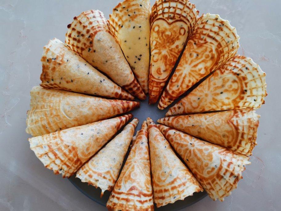 蛋卷 冰淇淋甜筒脆皮卷 早餐机版