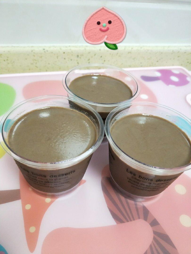 无蛋免烤！焦糖可可布丁